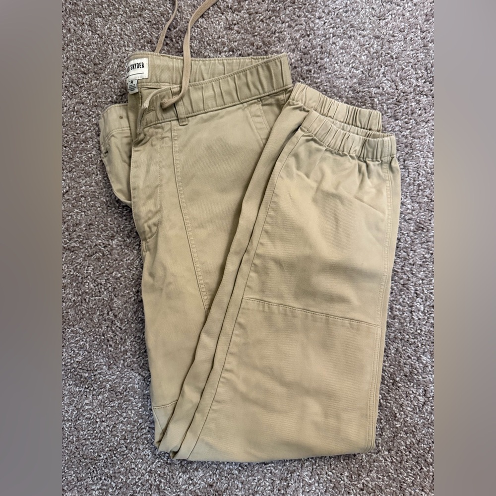 Todd Snyder khaki drawstring joggers